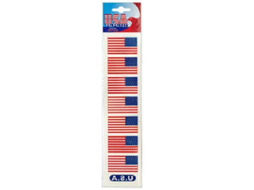 Pack of 2 USA Flag Temporary Tattoos 8 piece (Total 16 count)