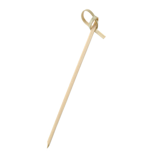 Pack of 100 Knot Knotted Bamboo Toothpicks Picks 4"