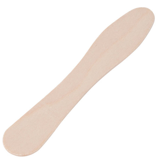 100 Wooden 3 1/2" Popsicle/Ice Cream Mini-Taster Spoons