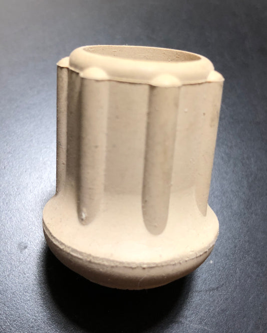 Two Reinforced 3/4" Heavy Duty Rubber Tips for Canes/Crutches/Walkers
