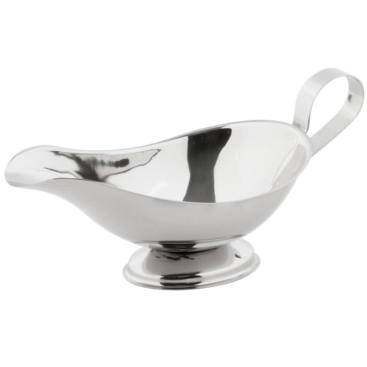 Royal 8 oz Stainless Steel Gravy Boat