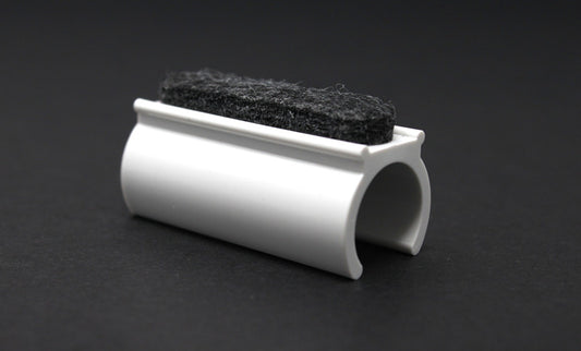4 Plastic 3/4"-7/8" Sled Base Felt Glides for Chair Rail/Legs