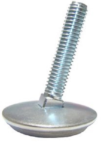 8 Adjustable 1.5" Stem Metal Base Threaded Swivel Glide Levelers