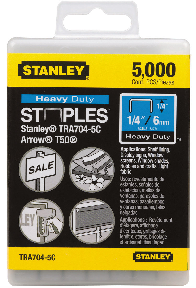 2X Stanley Heavy Duty TRA704-5C TRA704 Staples (5000 ct 2 packs)