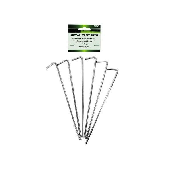 Metal Tent Pegs (6 pack)