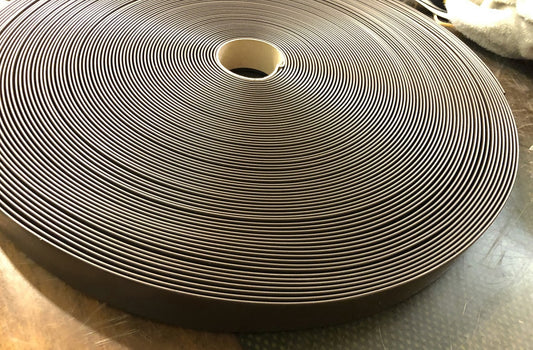 1"x225' Leisure Brown Vinyl Patio Furniture Strapping Roll