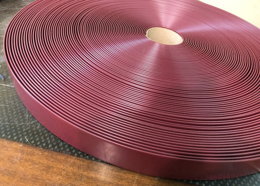 1.5"x20' Burgundy Vinyl Patio Furniture Strapping