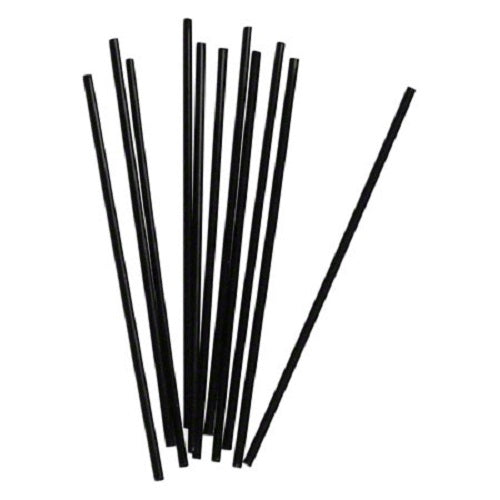 1000 5.25" Black Cocktail/Coffee Stirrers