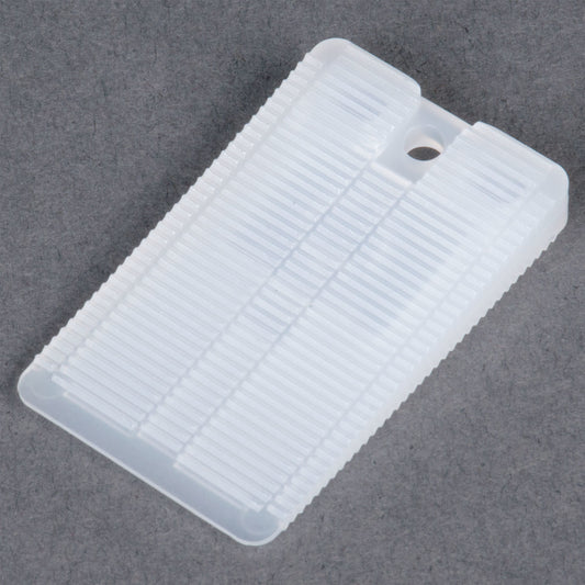 12 Soft Plastic White Wobble Wedges - Leveling Shims For Tables/Chairs